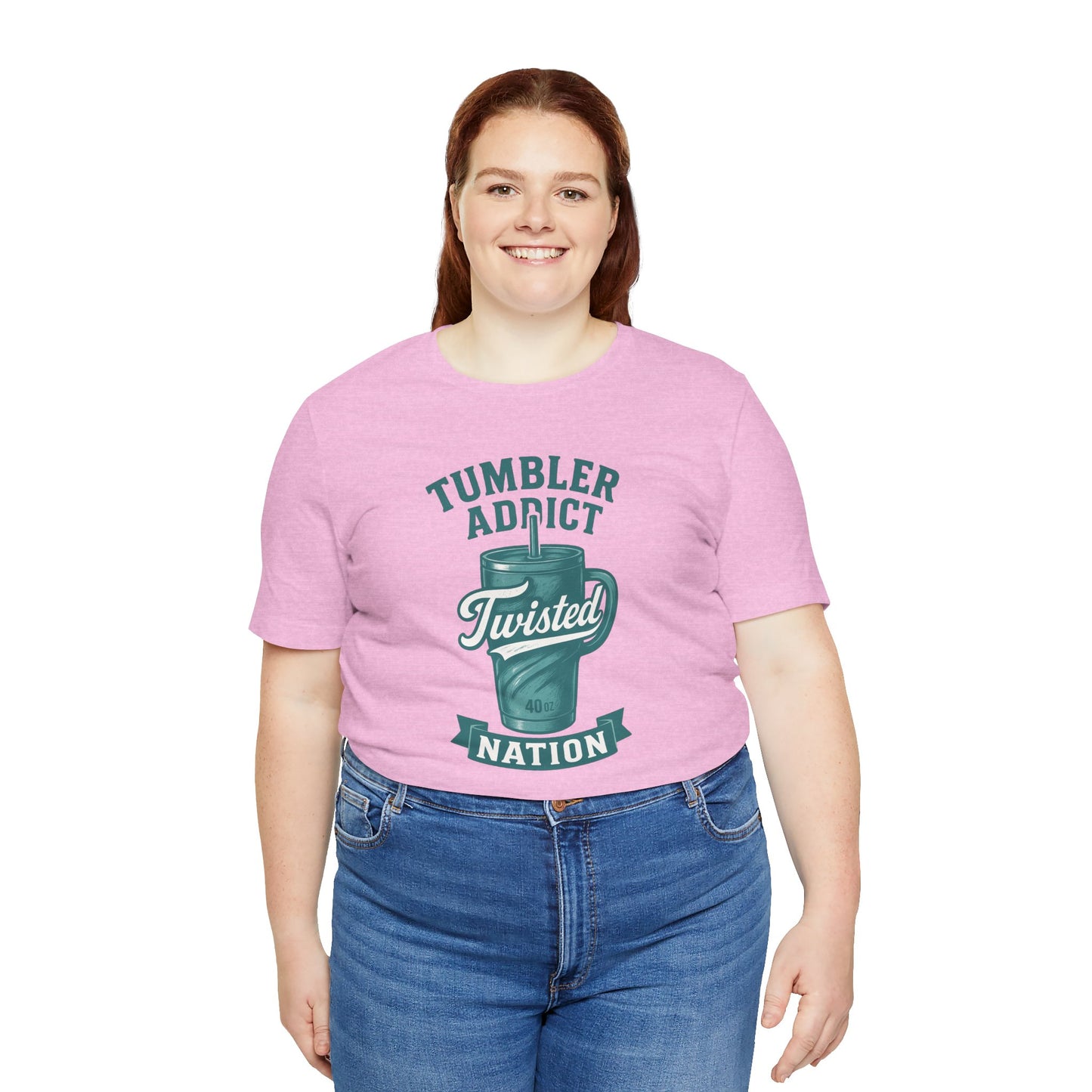 Twisted Nation Tumbler Addict Tee – Fun Unisex Jersey Short Sleeve, Perfect Gift for Drink Lovers, Casual Wear, Summer, Parties