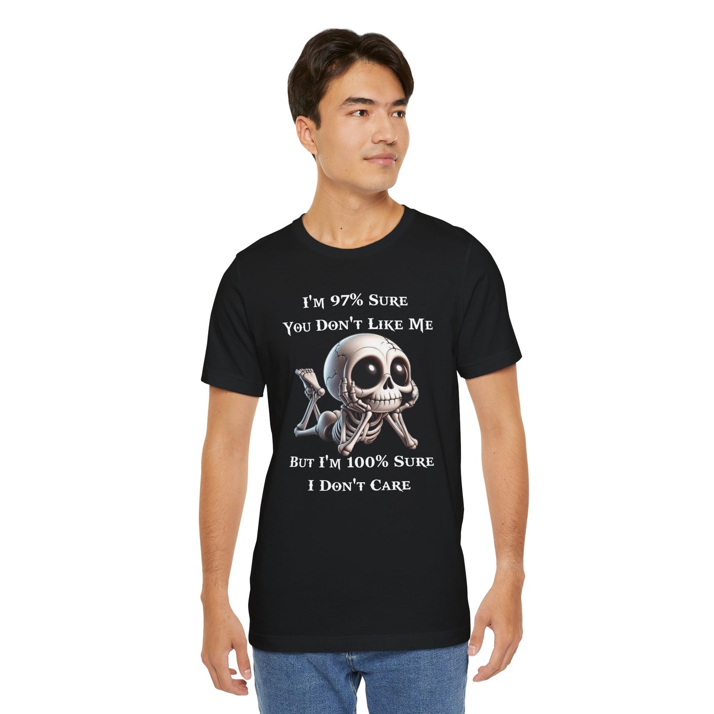 Don't Like Me Skull Graphic Tee, Funny T-Shirt, Perfect for Everyday Fashion
