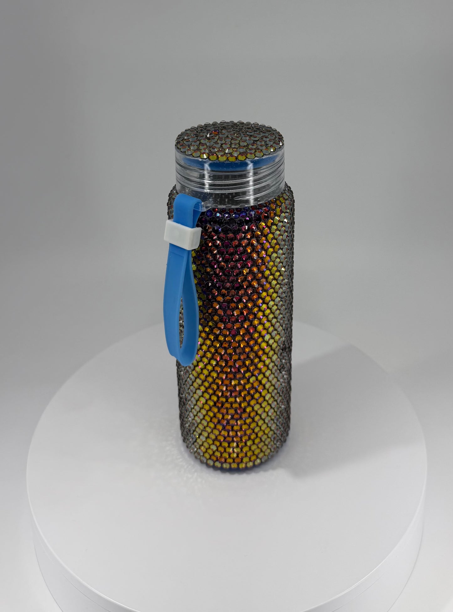 Rhinestone Glass Water Bottle
