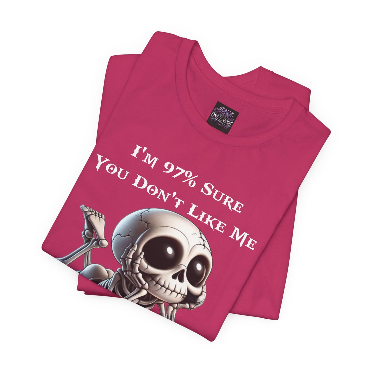 Don't Like Me Skull Graphic Tee, Funny T-Shirt, Perfect for Everyday Fashion