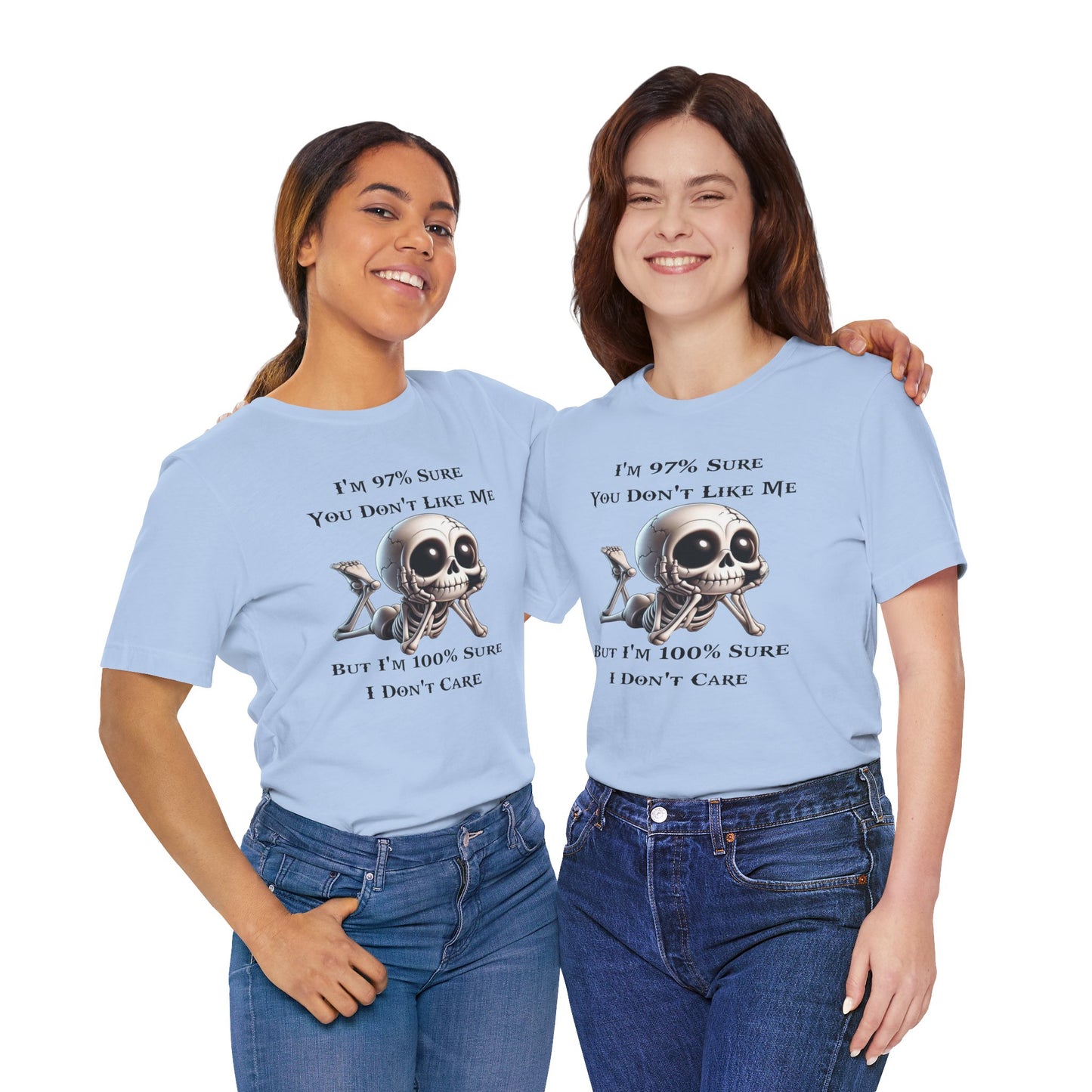 Don't Like Me Skull Graphic Tee, Funny T-Shirt, Perfect for Everyday Fashion