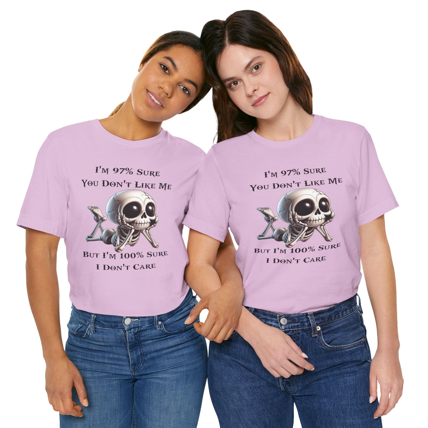Don't Like Me Skull Graphic Tee, Funny T-Shirt, Perfect for Everyday Fashion