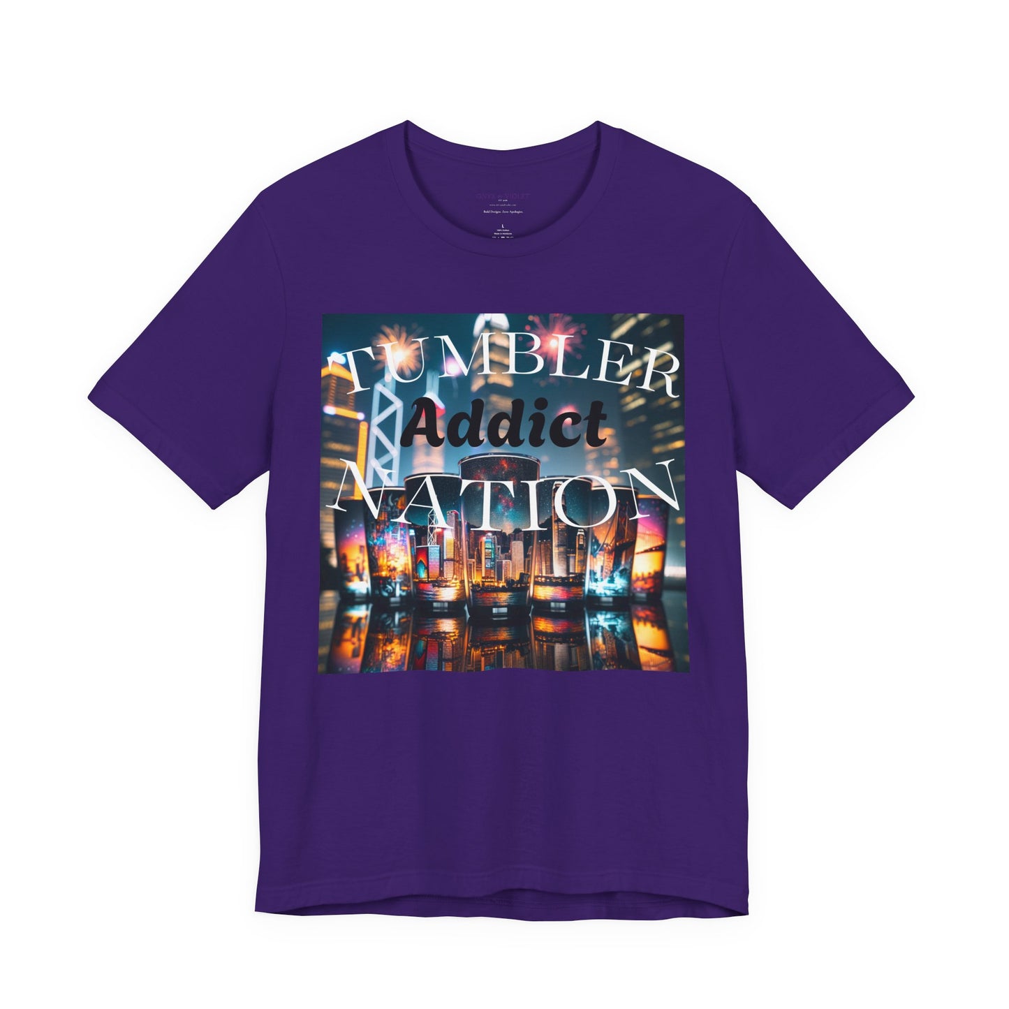 Tumbler Addict Nation - Perfect for Coffee Lovers, Gift for Friends, Casual Wear, and Fun Apparel!