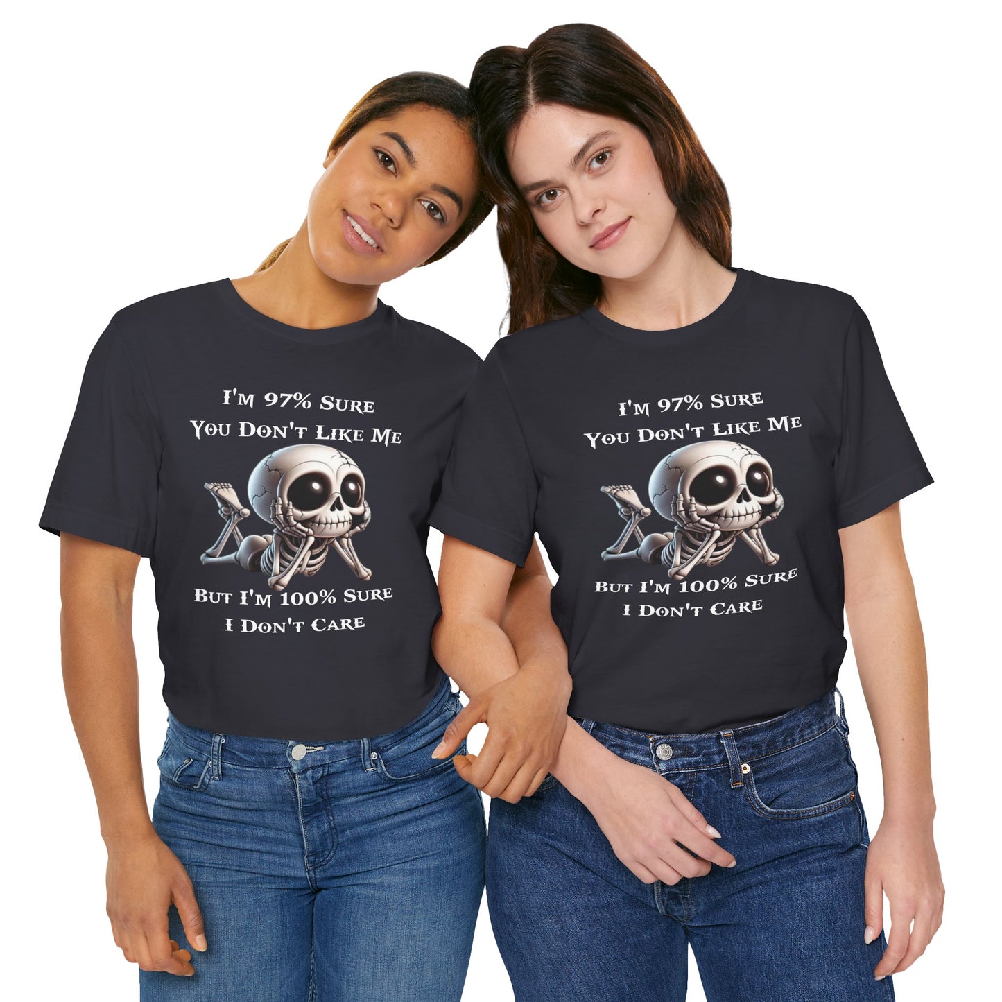 Don't Like Me Skull Graphic Tee, Funny T-Shirt, Perfect for Everyday Fashion