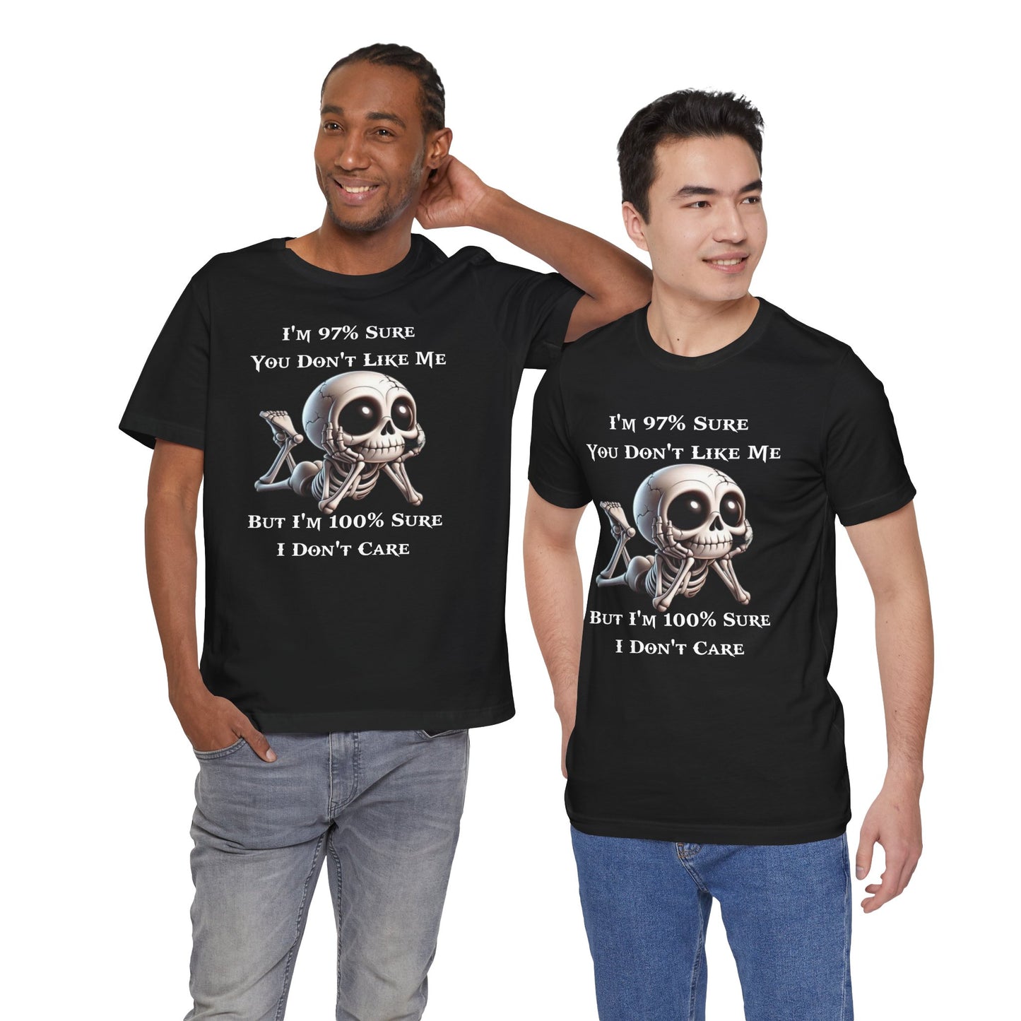 Don't Like Me Skull Graphic Tee, Funny T-Shirt, Perfect for Everyday Fashion