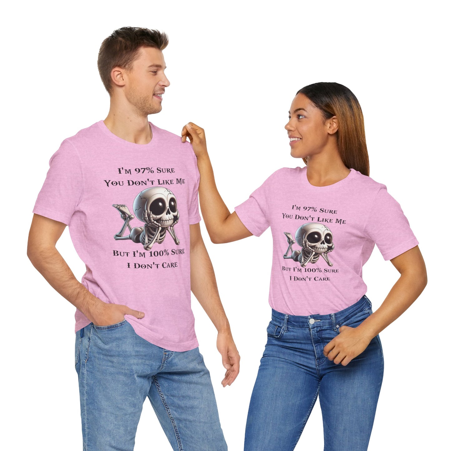 Don't Like Me Skull Graphic Tee, Funny T-Shirt, Perfect for Everyday Fashion