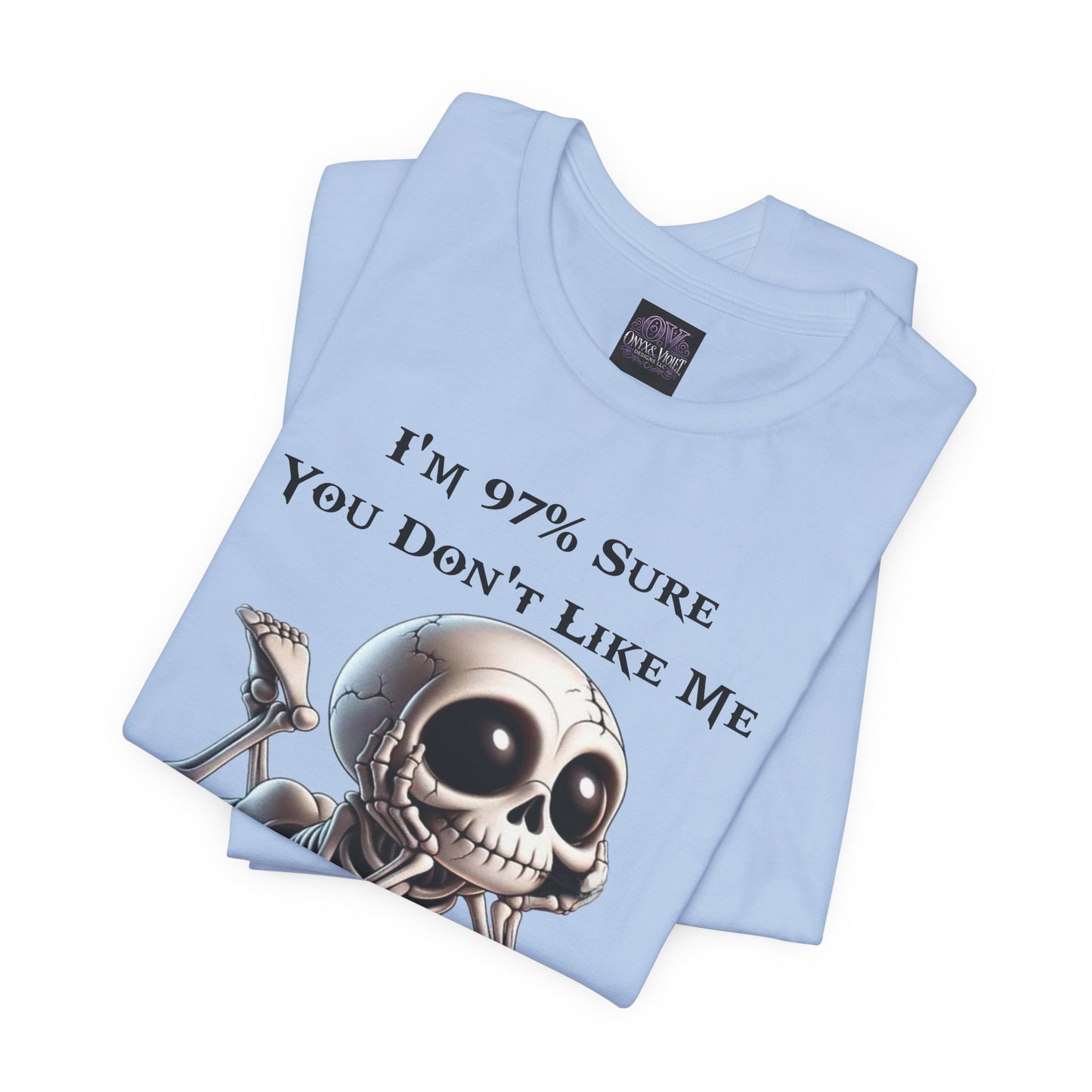 Don't Like Me Skull Graphic Tee, Funny T-Shirt, Perfect for Everyday Fashion