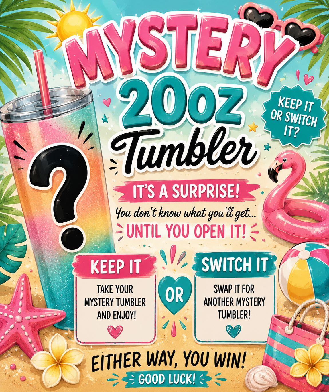 Mystery FRIDAY LIVE POP IT OR DROP 06/19/26 7:00 ET