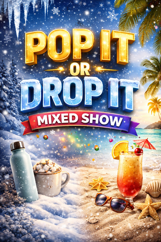 MIX SIZES LIVE FRIDAY 01/30/26 7:30pm ET Pop It or Drop It
