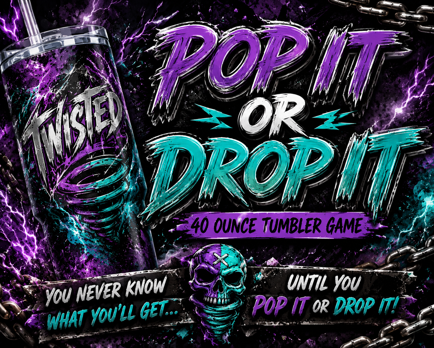 40OZ FRIDAY 07/10 LIVE POP IT OR DROP IT