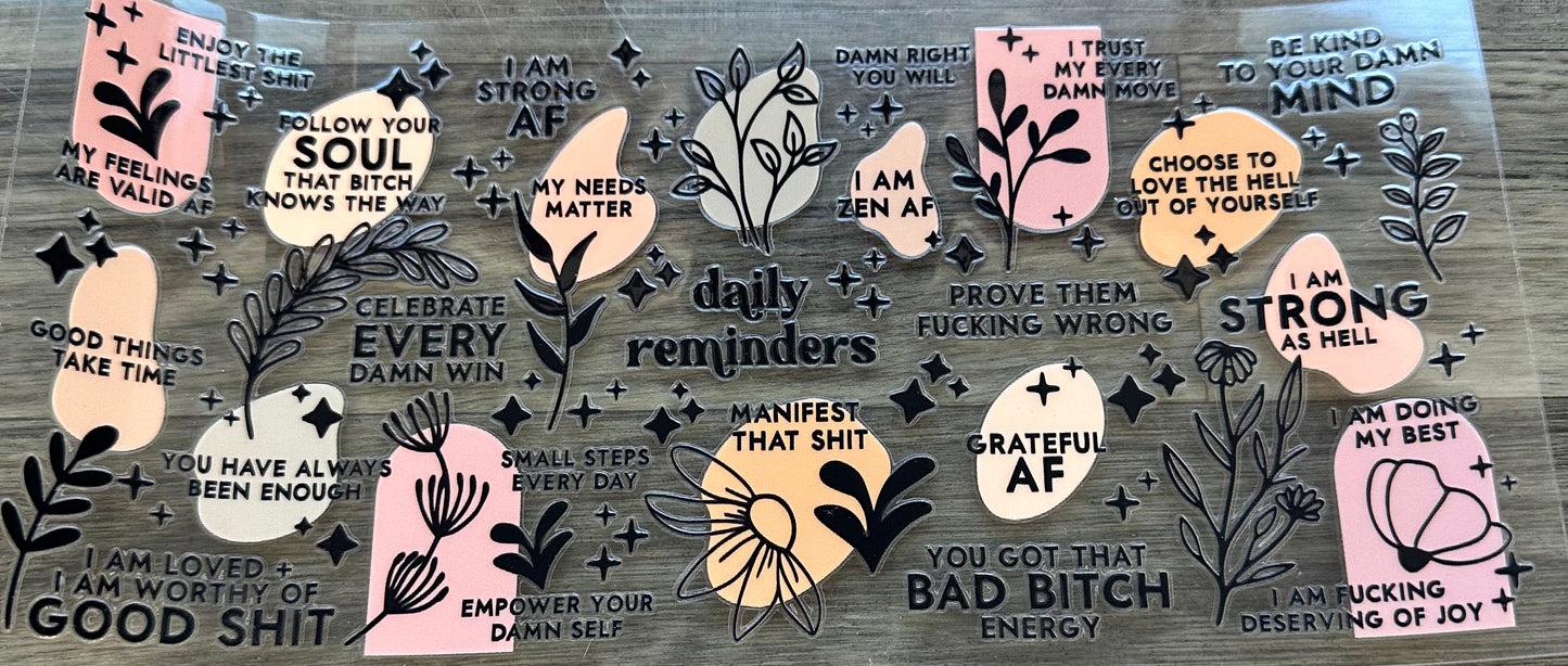 Daily Reminders Adult Version