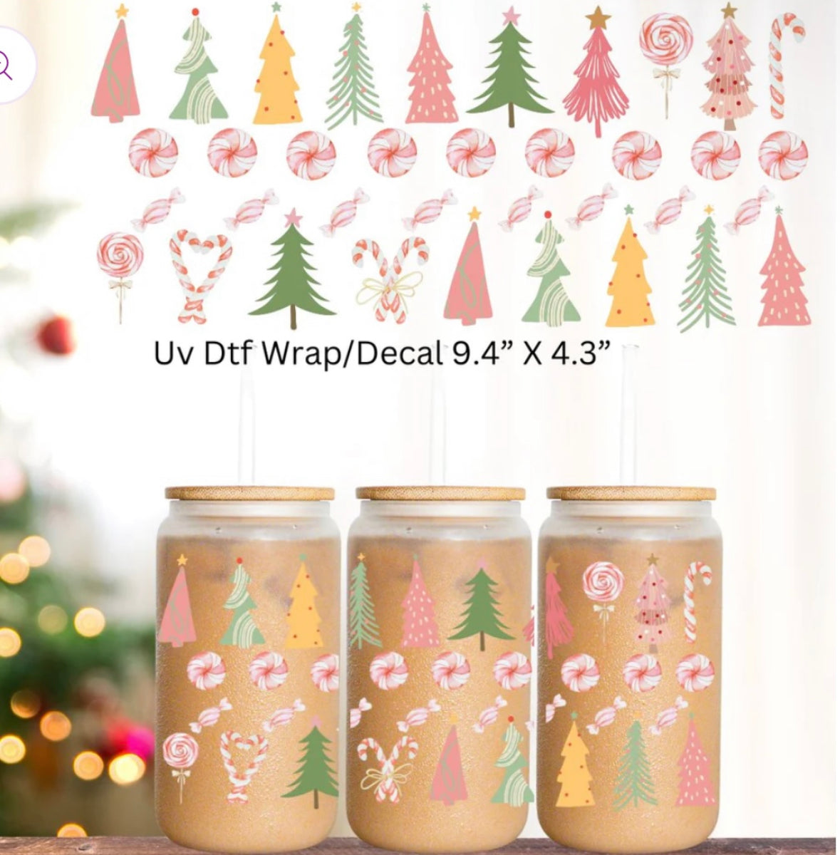 Pastel Christmas Trees