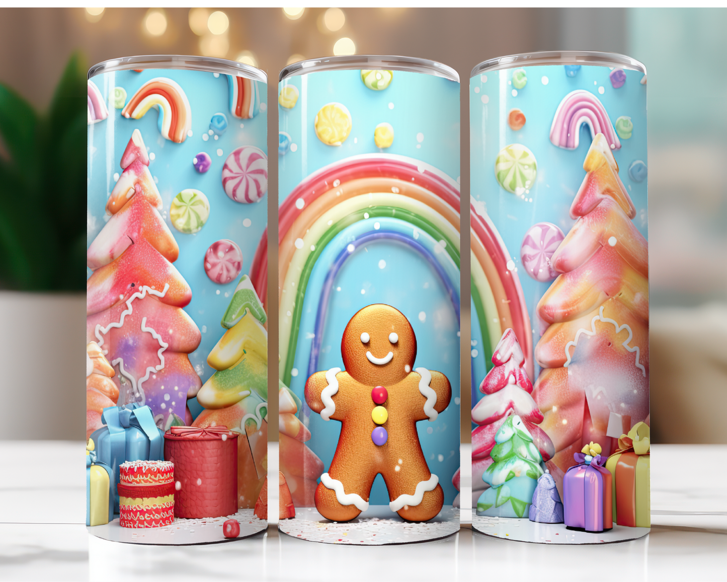 Colorful Gingerbread Man