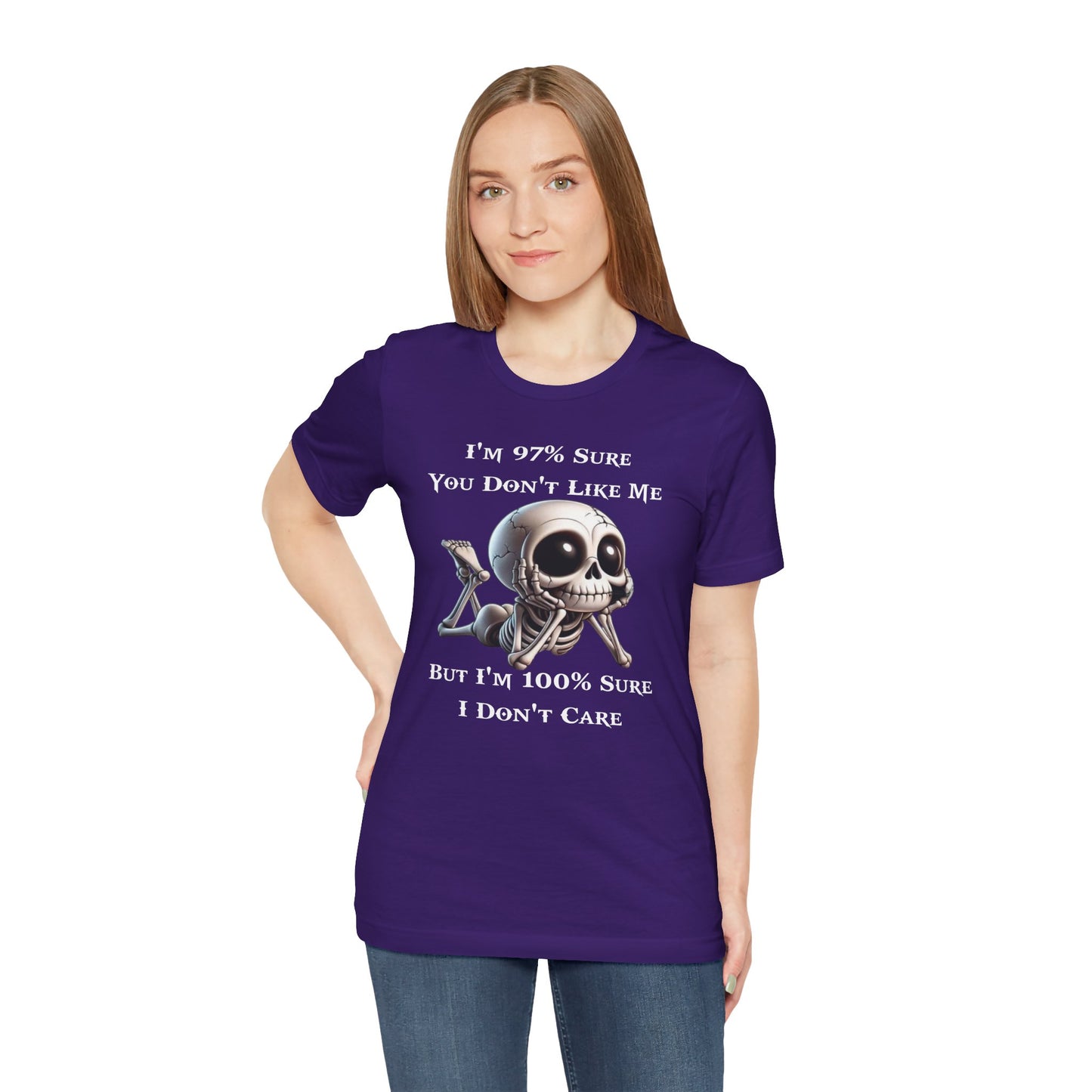Don't Like Me Skull Graphic Tee, Funny T-Shirt, Perfect for Everyday Fashion