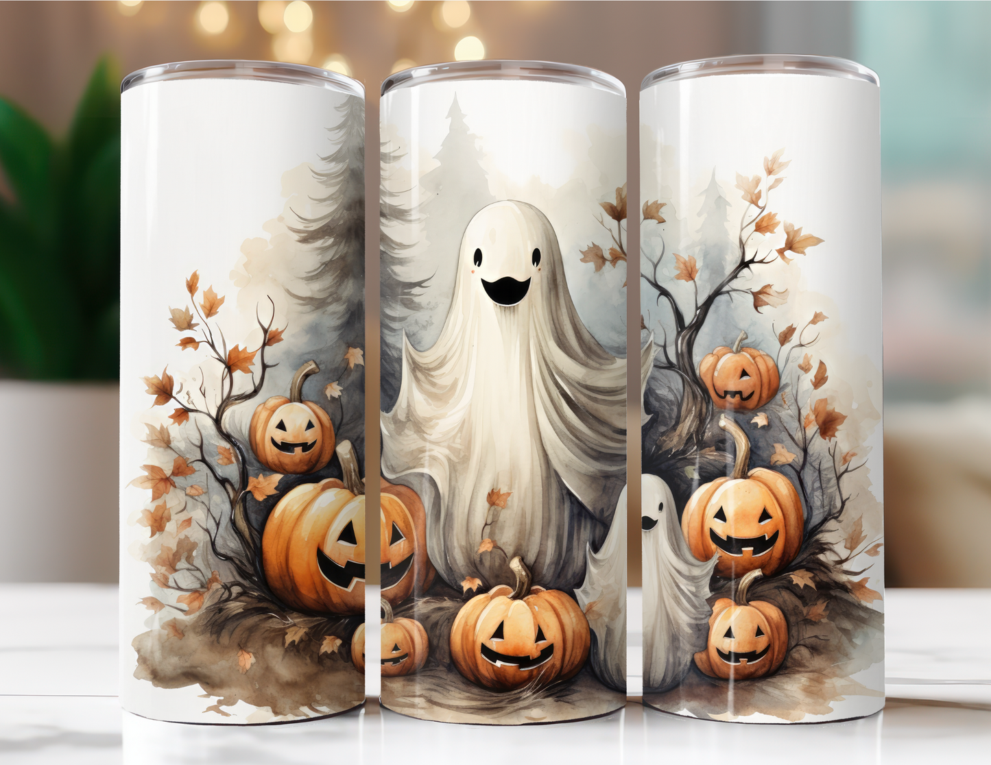 Ghost and Pumpkins