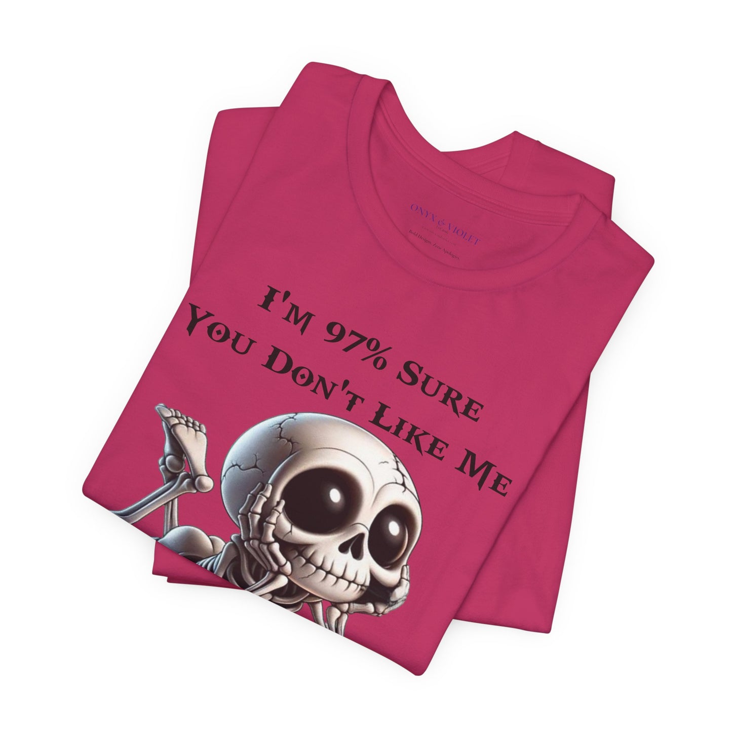 Don't Like Me Skull Graphic Tee, Funny T-Shirt, Perfect for Everyday Fashion