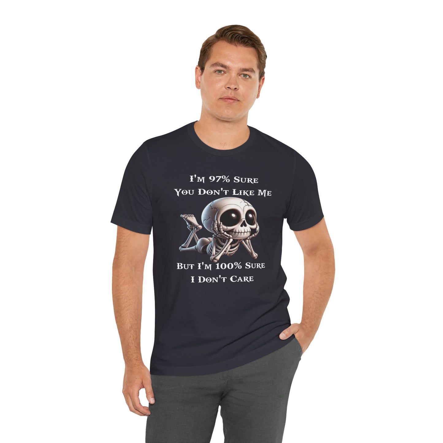 Don't Like Me Skull Graphic Tee, Funny T-Shirt, Perfect for Everyday Fashion