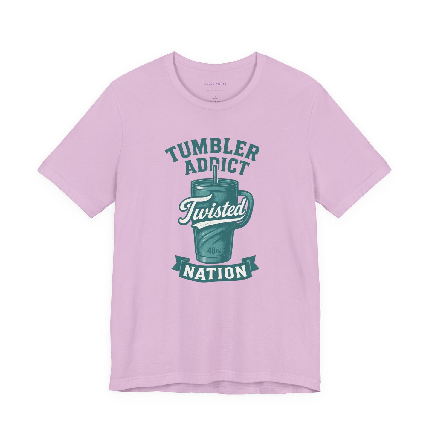 Twisted Nation Tumbler Addict Tee – Fun Unisex Jersey Short Sleeve, Perfect Gift for Drink Lovers, Casual Wear, Summer, Parties