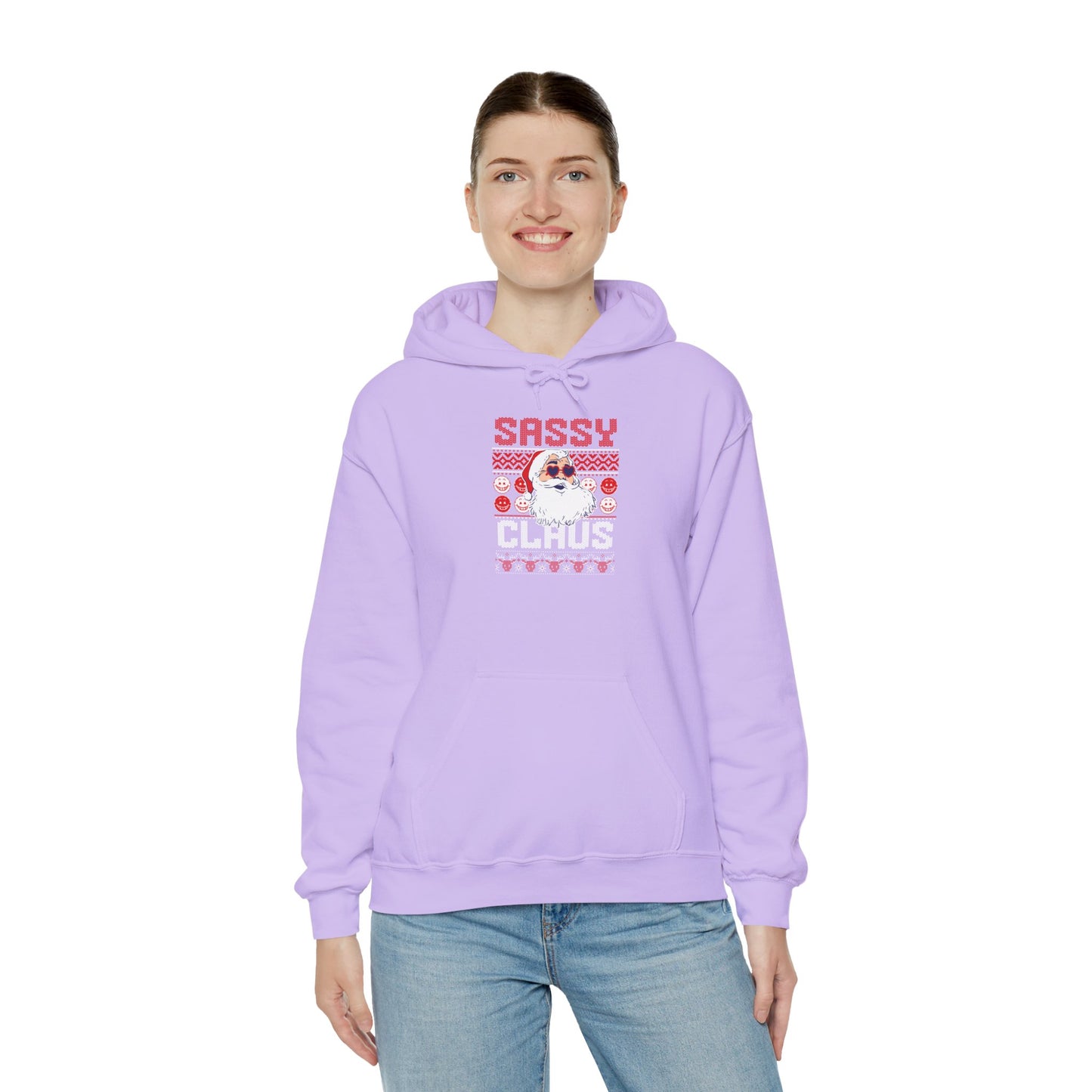 Sassy Claus Christmas Unisex Heavy Blend™ Hooded Sweatshirt