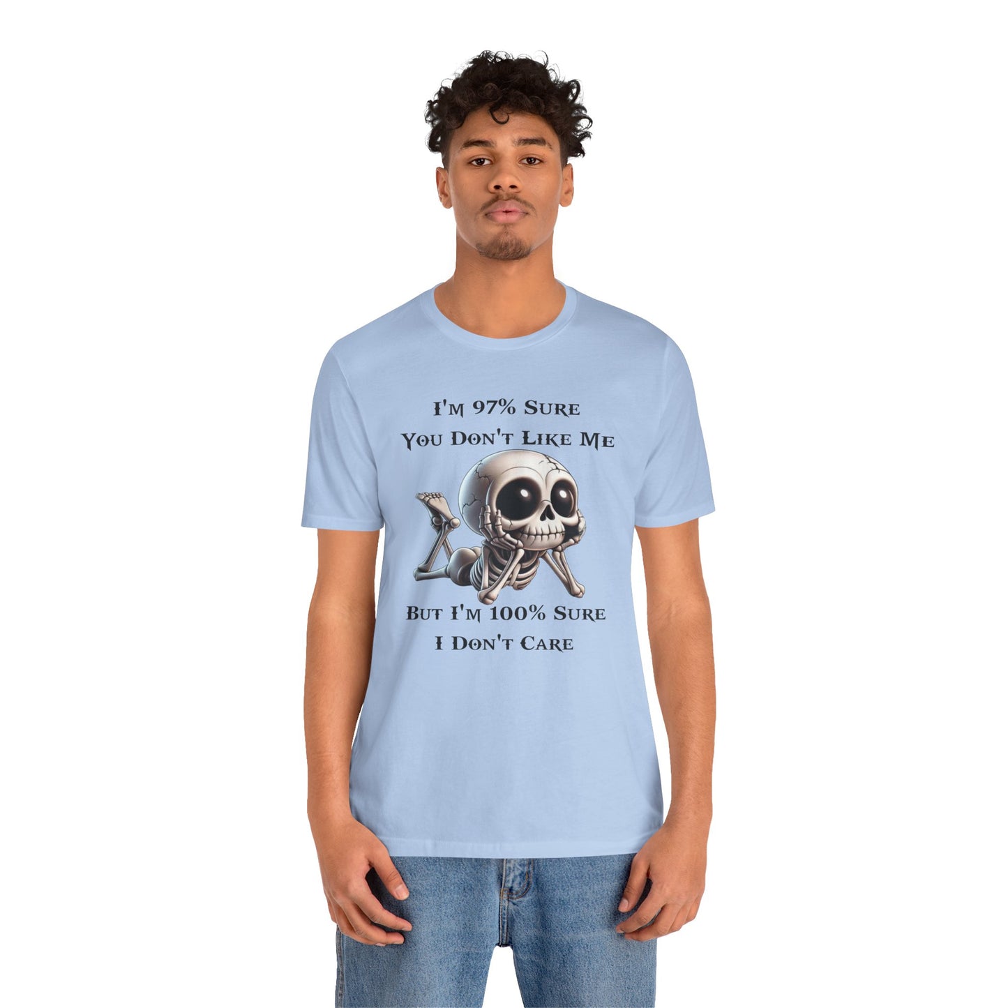 Don't Like Me Skull Graphic Tee, Funny T-Shirt, Perfect for Everyday Fashion