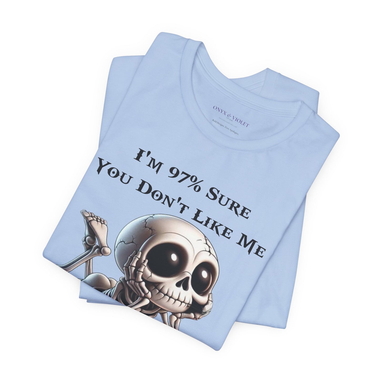 Don't Like Me Skull Graphic Tee, Funny T-Shirt, Perfect for Everyday Fashion