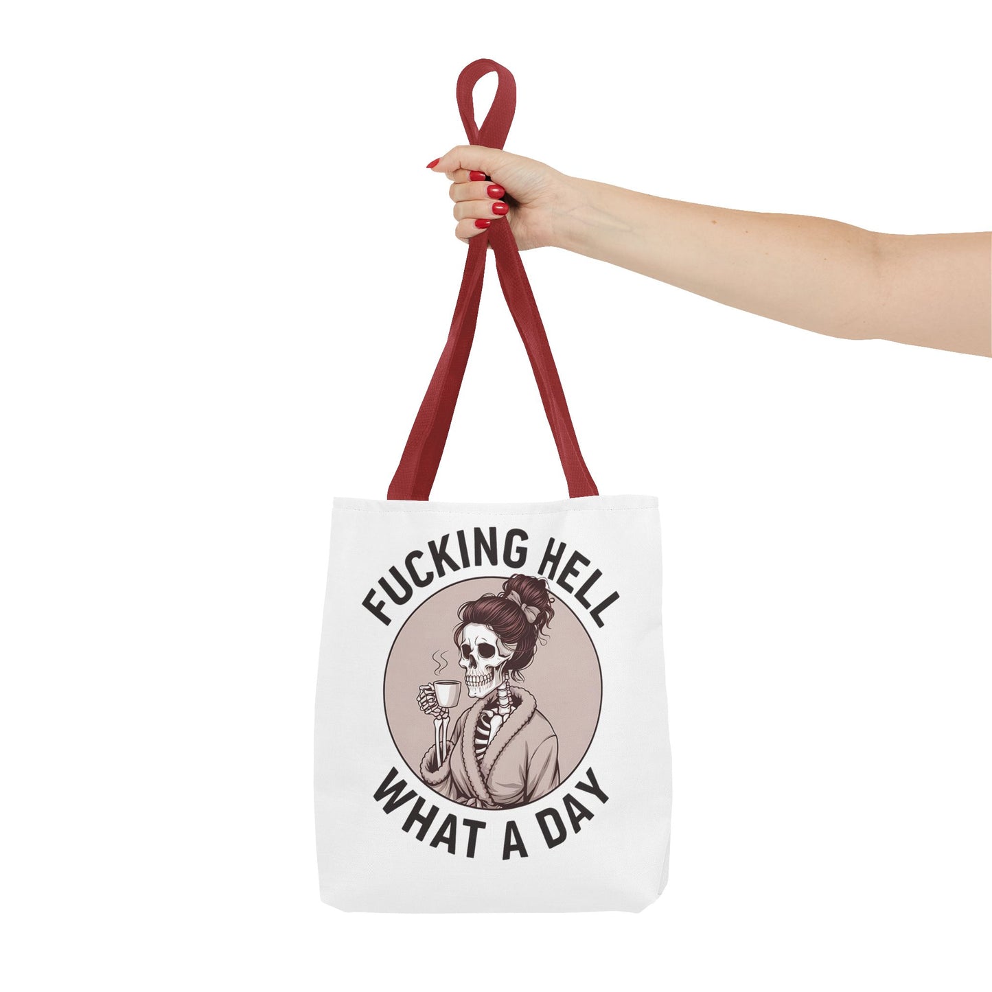 "Fucking Hell What a Day" Tote Bag - Stylish, Fun & Eye-Catching Tote for Everyday Use