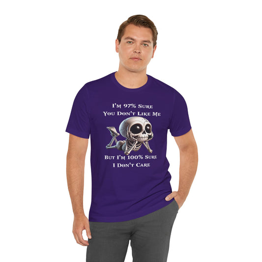 Don't Like Me Skull Graphic Tee, Funny T-Shirt, Perfect for Everyday Fashion