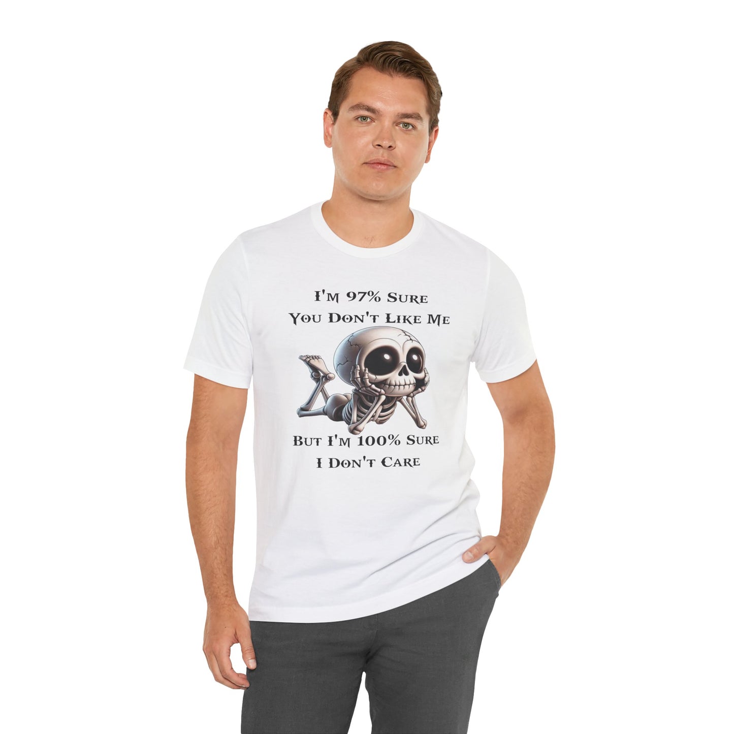 Don't Like Me Skull Graphic Tee, Funny T-Shirt, Perfect for Everyday Fashion