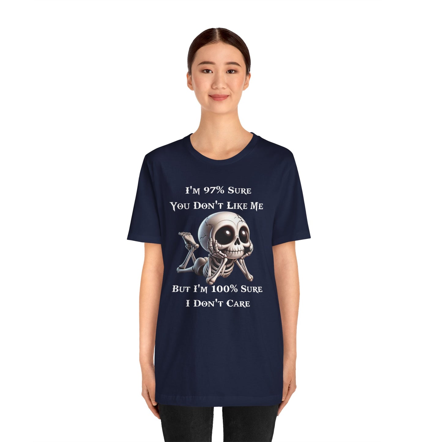 Don't Like Me Skull Graphic Tee, Funny T-Shirt, Perfect for Everyday Fashion