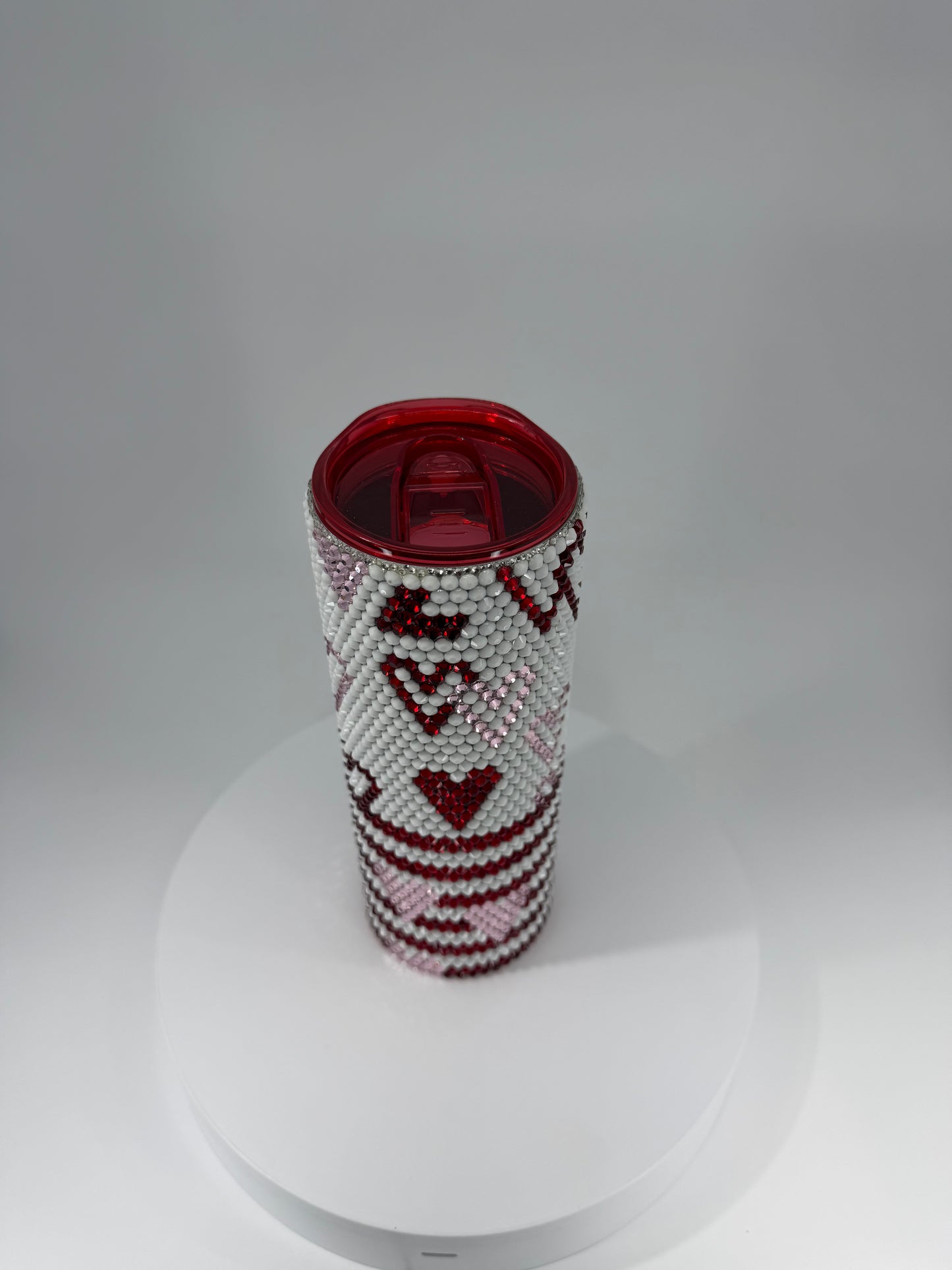 Rhinestone Hearts 20oz Tumbler