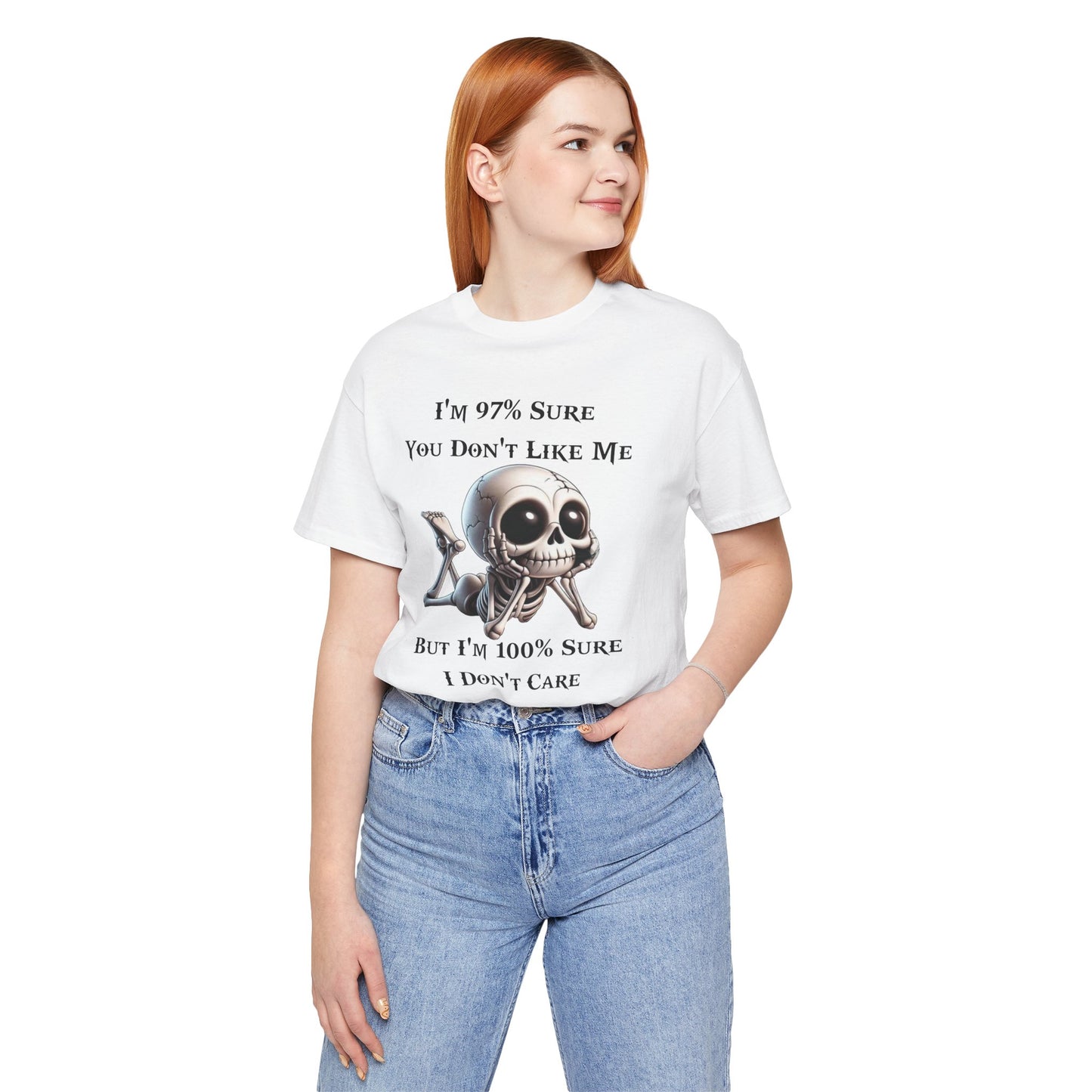 Don't Like Me Skull Graphic Tee, Funny T-Shirt, Perfect for Everyday Fashion