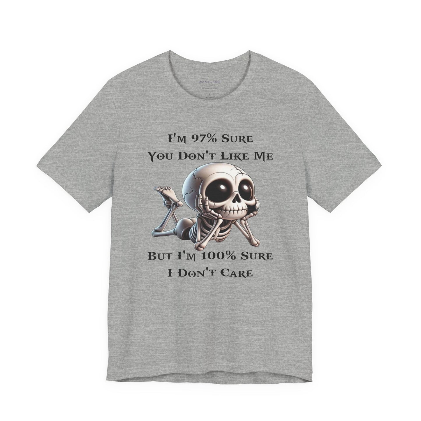 Don't Like Me Skull Graphic Tee, Funny T-Shirt, Perfect for Everyday Fashion