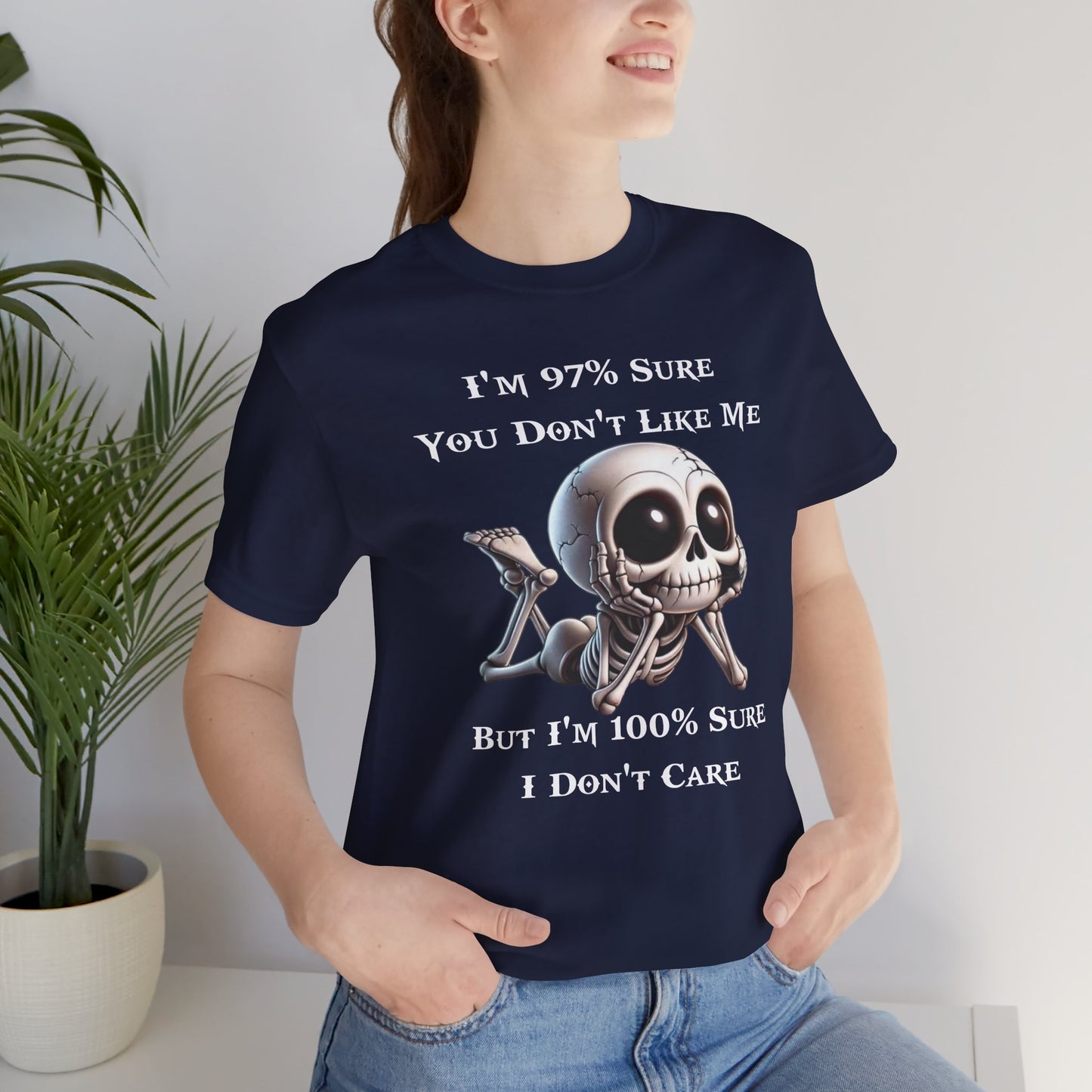 Don't Like Me Skull Graphic Tee, Funny T-Shirt, Perfect for Everyday Fashion