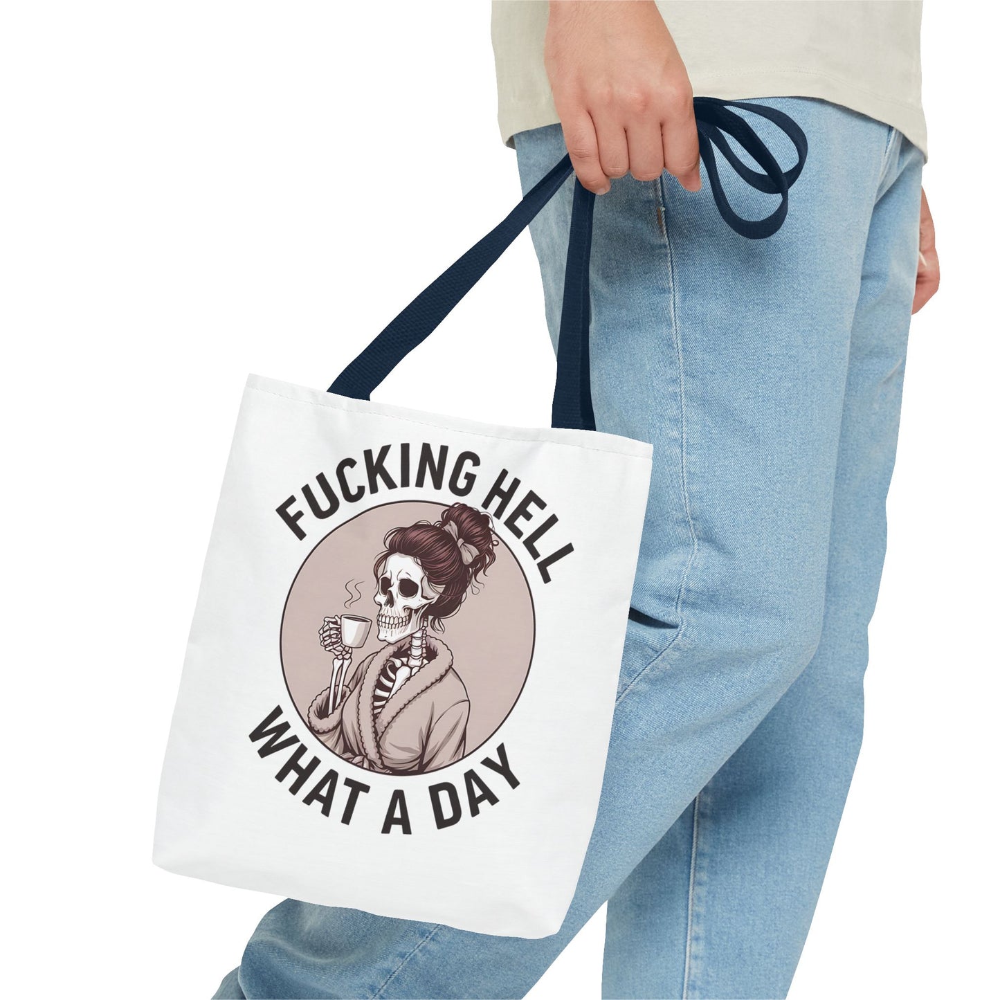 "Fucking Hell What a Day" Tote Bag - Stylish, Fun & Eye-Catching Tote for Everyday Use