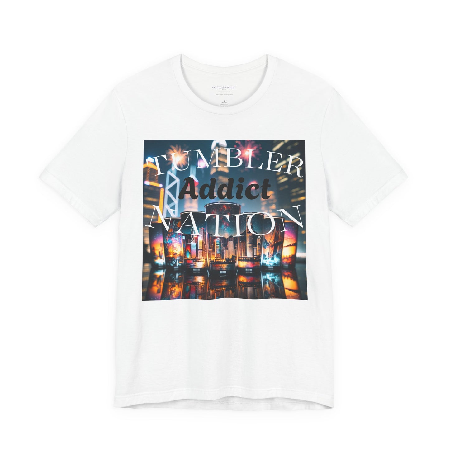 Tumbler Addict Nation - Perfect for Coffee Lovers, Gift for Friends, Casual Wear, and Fun Apparel!