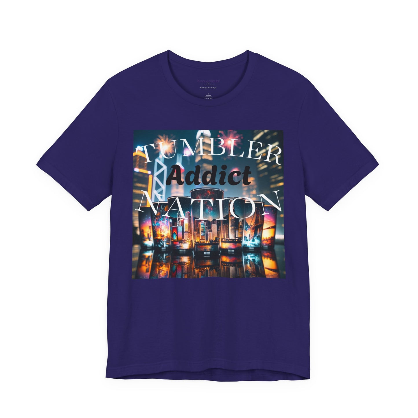Tumbler Addict Nation - Perfect for Coffee Lovers, Gift for Friends, Casual Wear, and Fun Apparel!