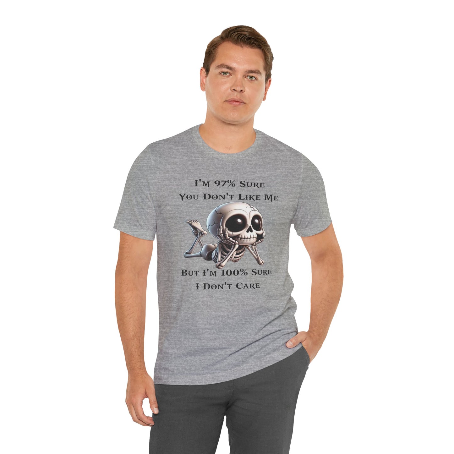 Don't Like Me Skull Graphic Tee, Funny T-Shirt, Perfect for Everyday Fashion
