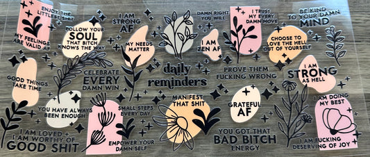 Daily Reminders Adult Version