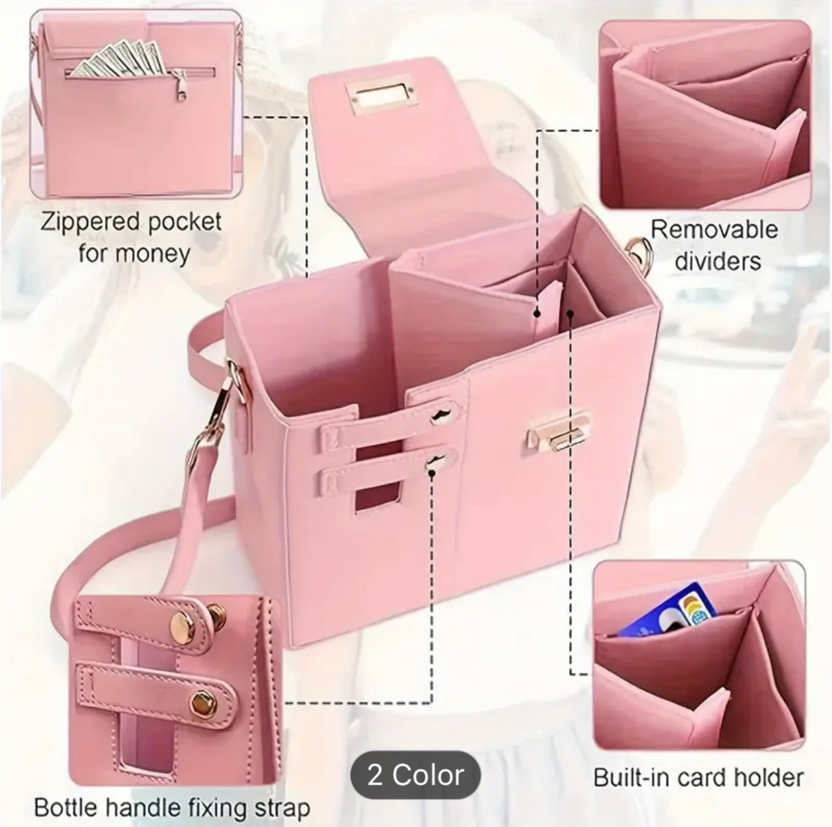 Multi-use Tumbler Bag/Purse