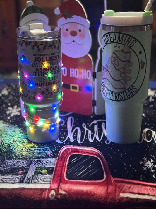 SEEN ON LIVE 30oz LIGHT UP TUMBLER