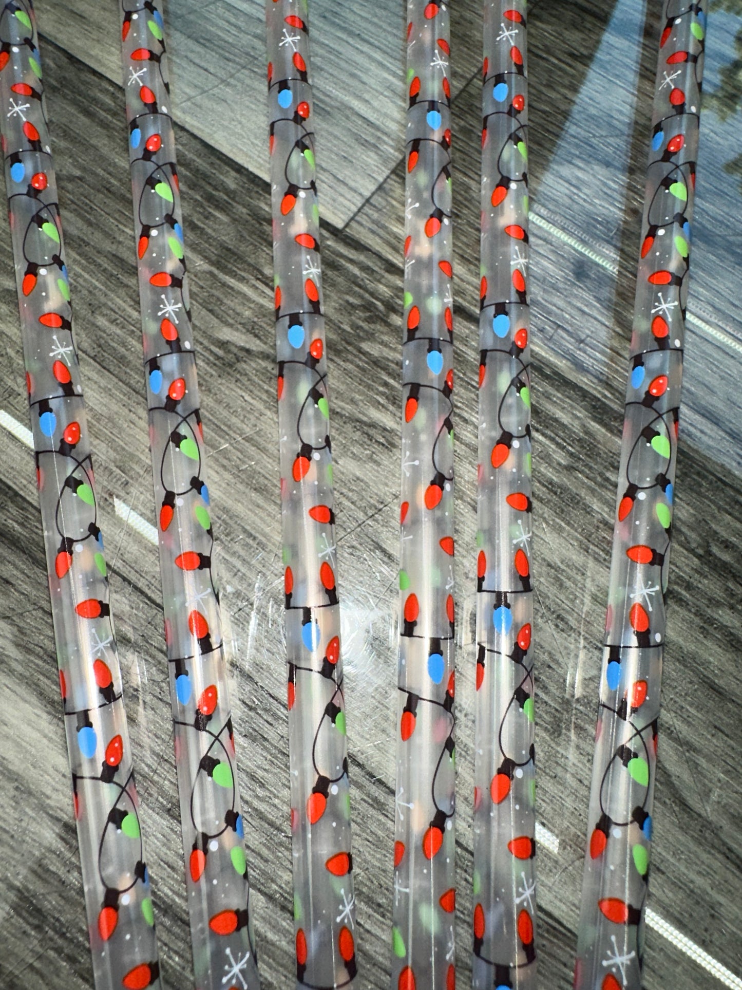 10 inch Christmas Lights Straw