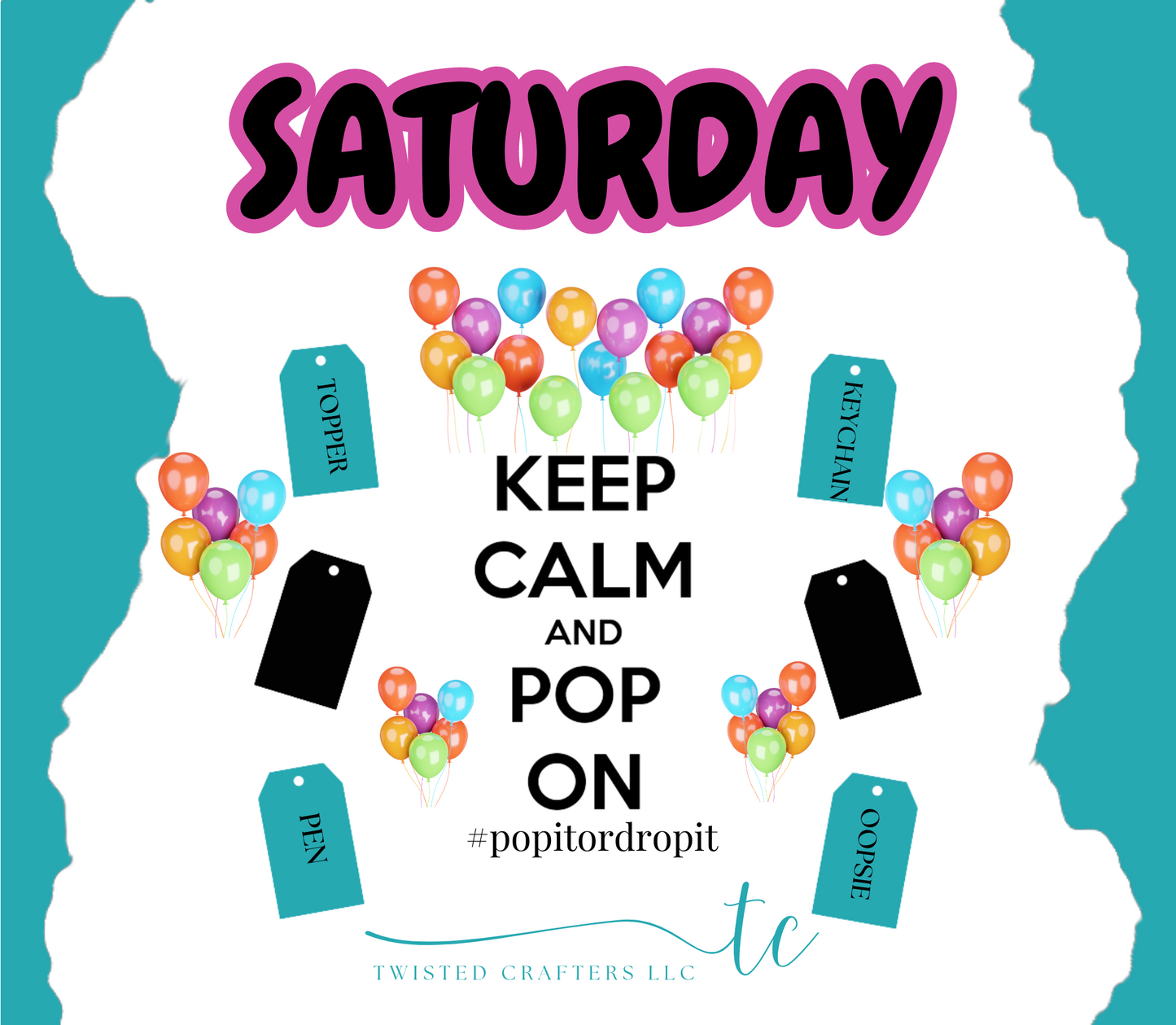 LIVE SATURDAY 11/23 7:00pm CT Pop It or Drop It TUMBLER