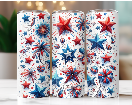 Red White And Blue Stars