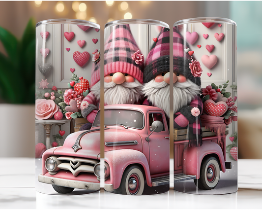 Valentines Gnome Truck