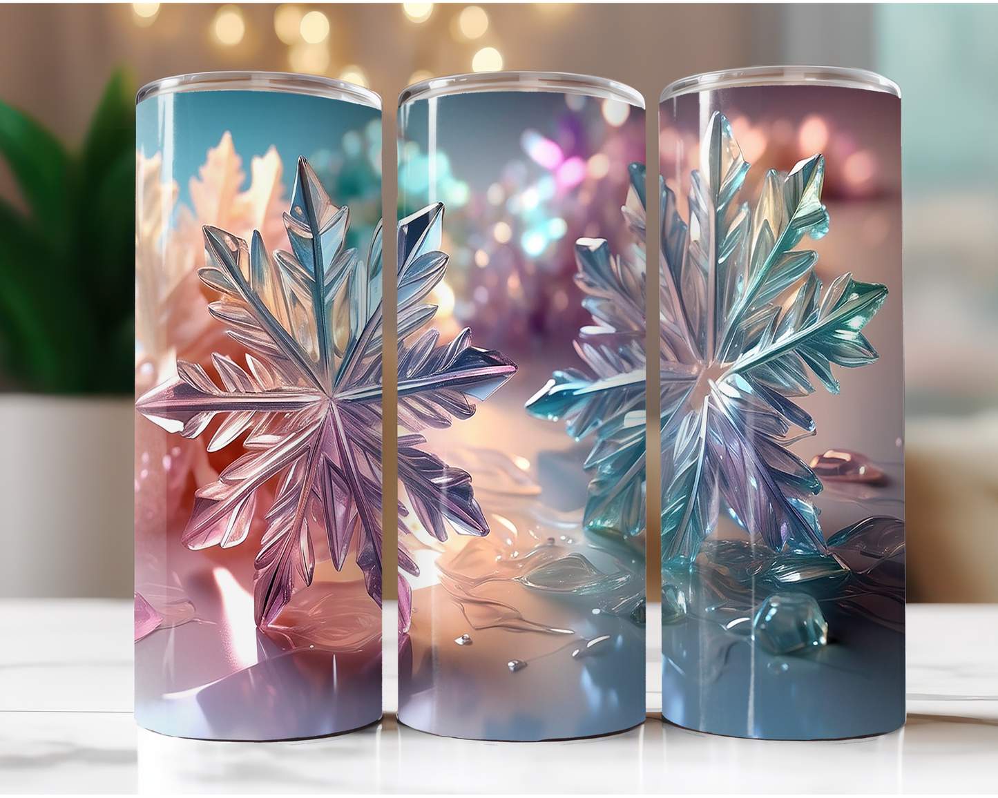 Colorful Snowflakes