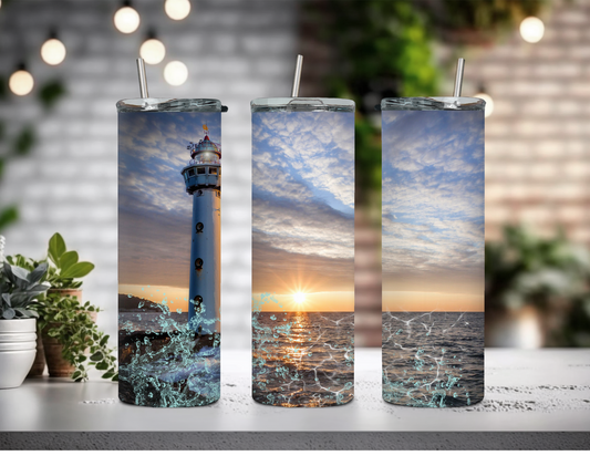 Fall Lake Scene 20 oz Sublimation Tumbler