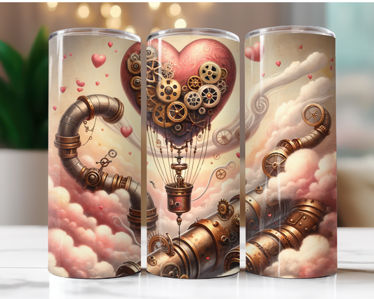 Steampunk Heart Air Balloon