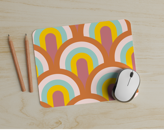 Boho Rainbow Mouse Pad