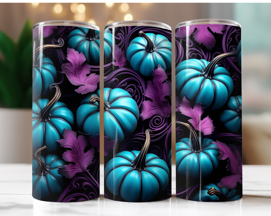 Teal and Purple Pumpkins