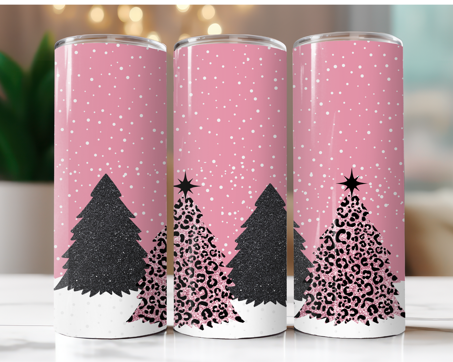 Pink Christmas Trees